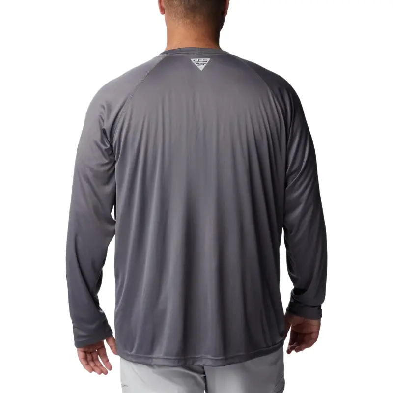 Columbia PFG Terminal Tackle Omni-Shade Omni-Wick Sweatshirt Men's Gray-1