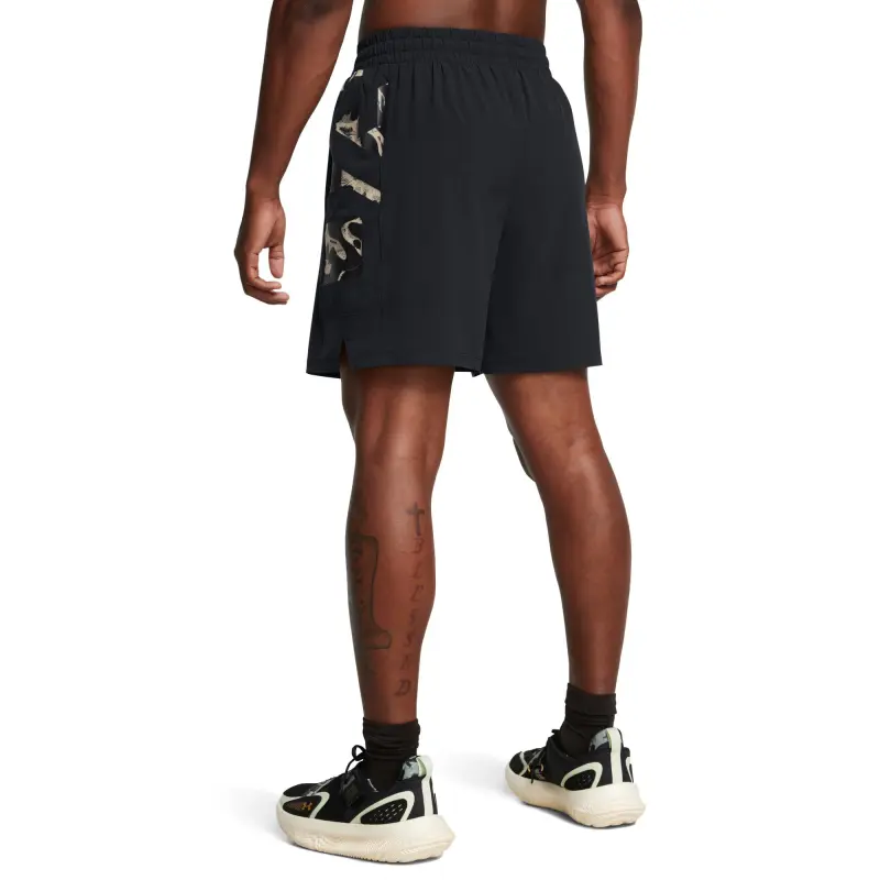 Under Armour Baseline Casual Shorts Men's Black-4