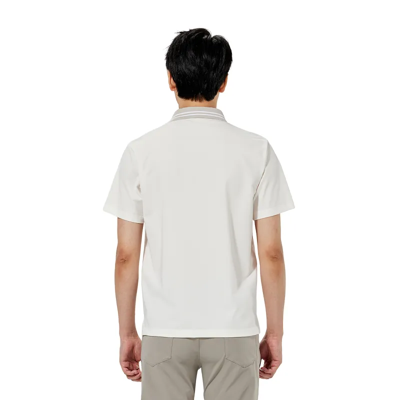 LESS IS MORE Polo Shirt Men's Ecru-1