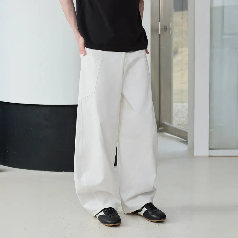 Lilbetter Casual Pants Men's White-3