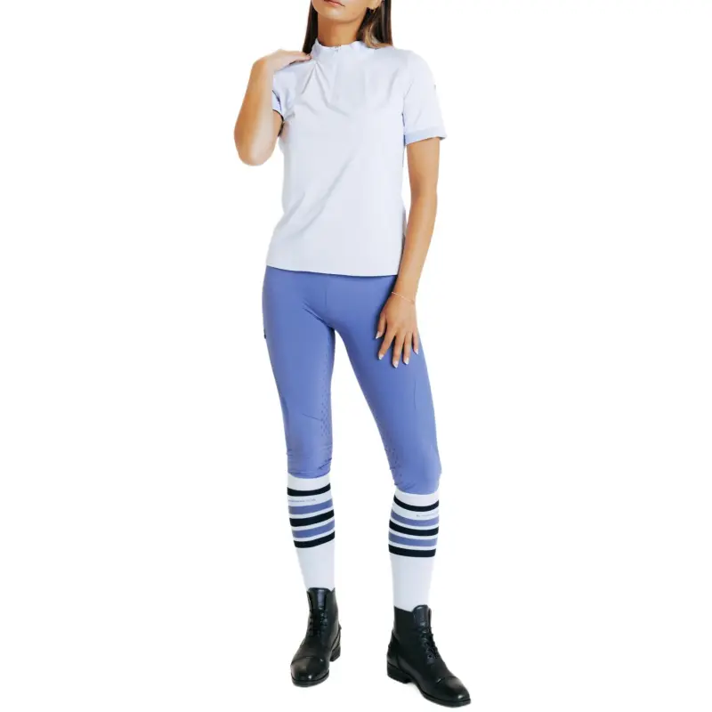 DECATHLON Leggings Knitted Sweatpants Women's Gray Slate Blue-2