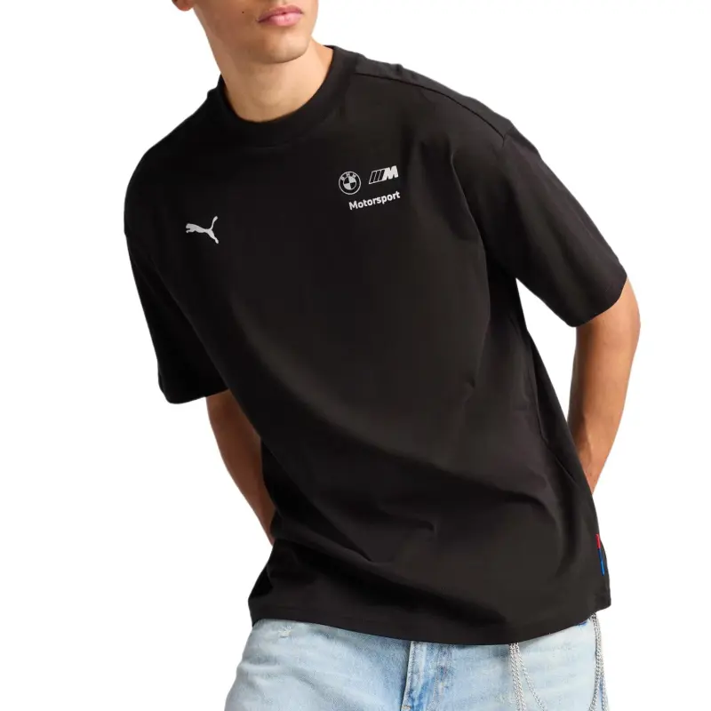 PUMA BMW M Motorsport T Shirt Men's Black-2