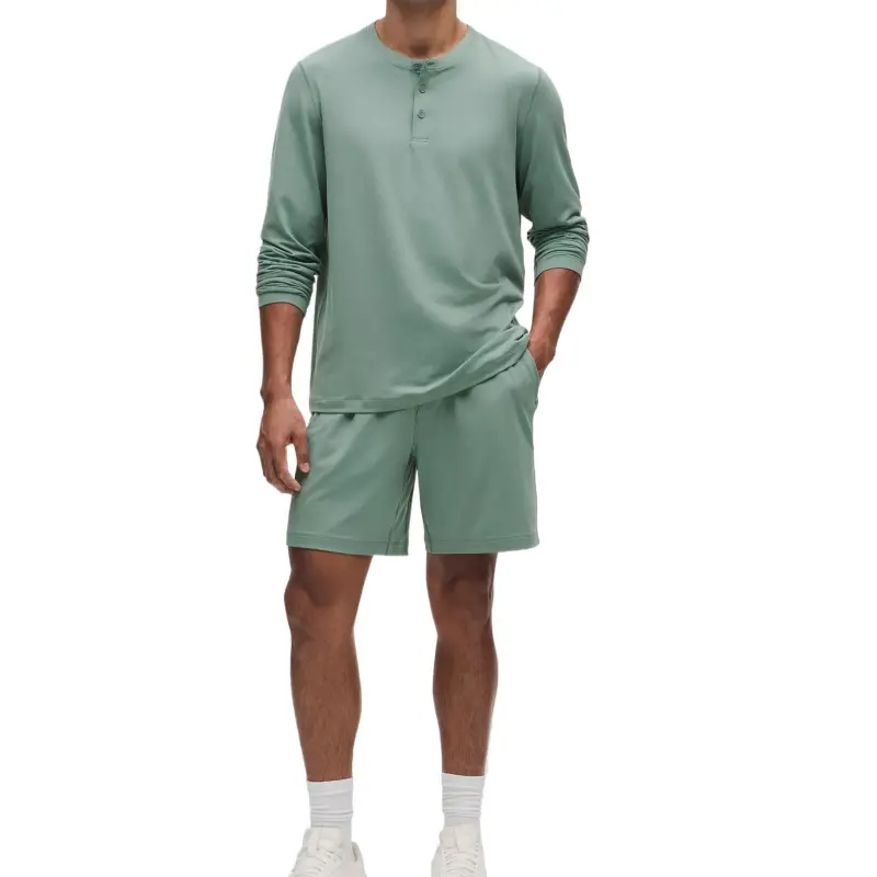 Lululemon Soft JerseyLong Sleeve Henley Knitwear Men's-2