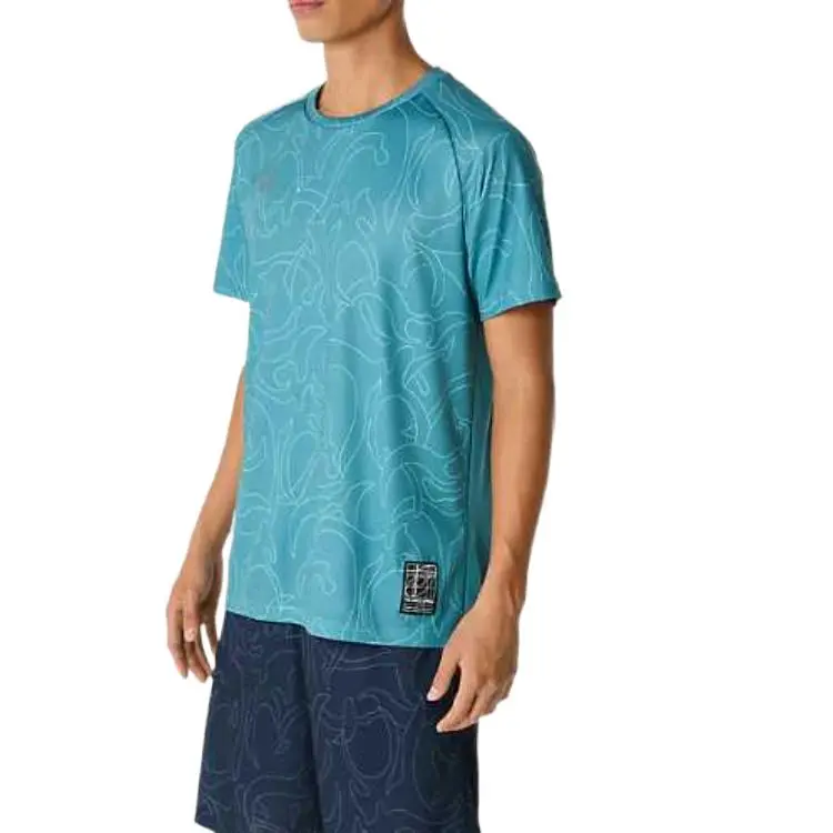 Asics T Shirt Men's Atlantis Blue-1