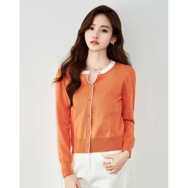 Love Elaine Knitwear Women's Orange-3