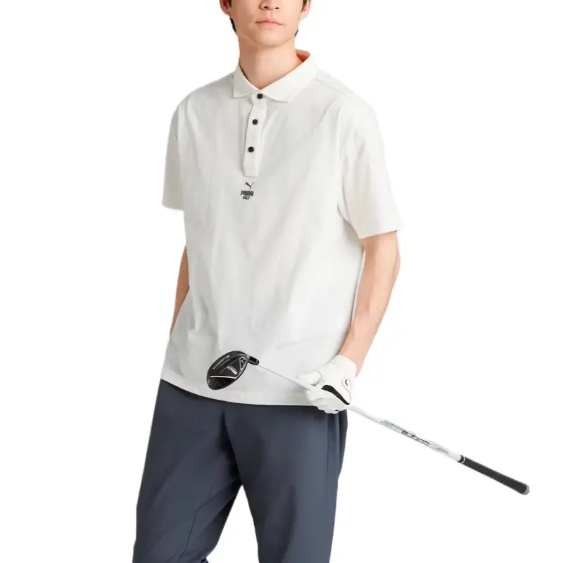 PUMA GAOERFU Golf Clothing Men's White-4