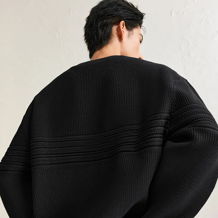 PEACEBIRD MEN Casual Sweater Unisex-2