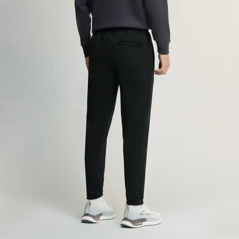 HLA The Mountain Is Not In The High Series Casual Pants Men's Black-3
