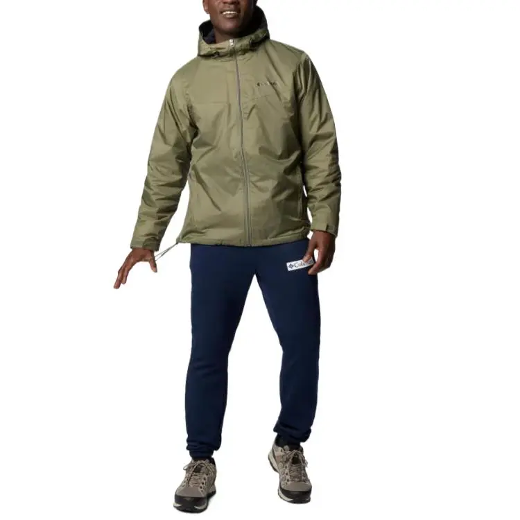 Columbia Glennaker Sherpa Lined Jacket Jacket Men's Stone Green-3
