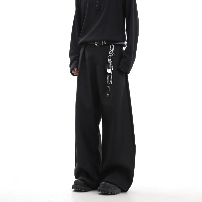 CUWU Casual Pants Unisex Black-2
