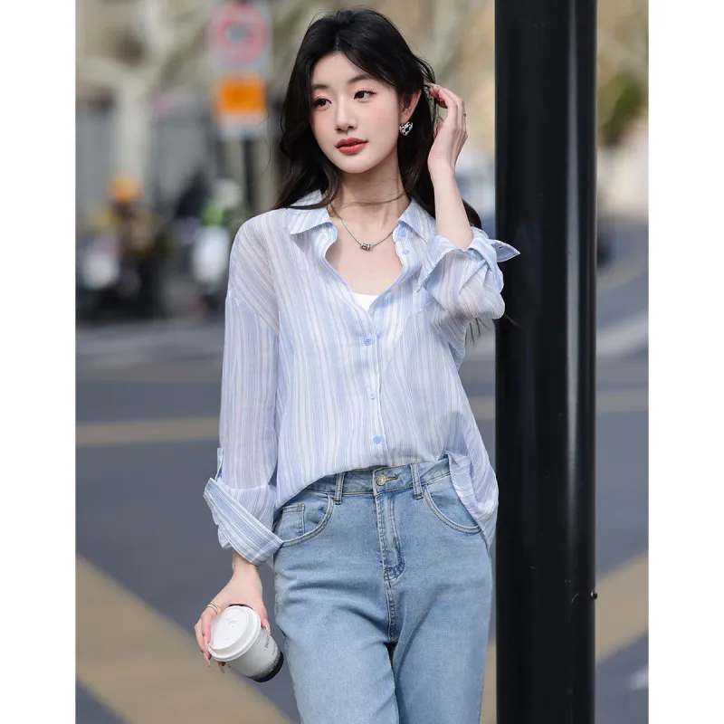 Like The Age Of Water Shirt Women's Blue-3