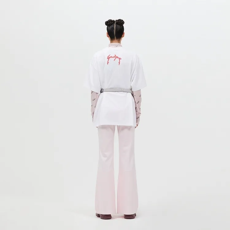 UPON PRO Elbow Length Sleeved T Shirt Women's White-2