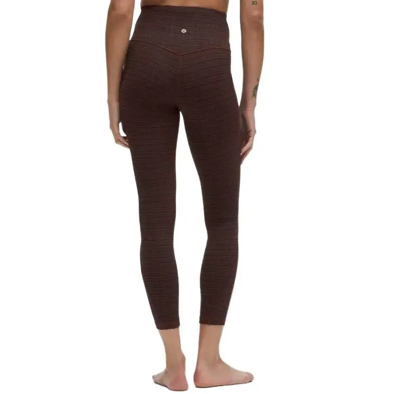 Lululemon Align™Nulu™ Yoga Pants 25' Women's Glow in The Dark Mesh Lava Cake Multicolor Lava Cake-1