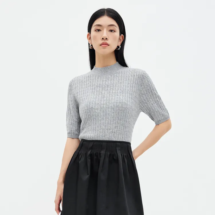 SHUIYUNJIAN Knitwear Women's Blue Gray-2