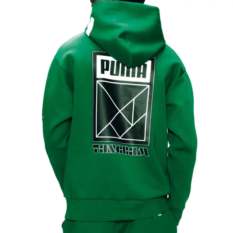 PUMA Tangram Sweatshirt Men's Green-3