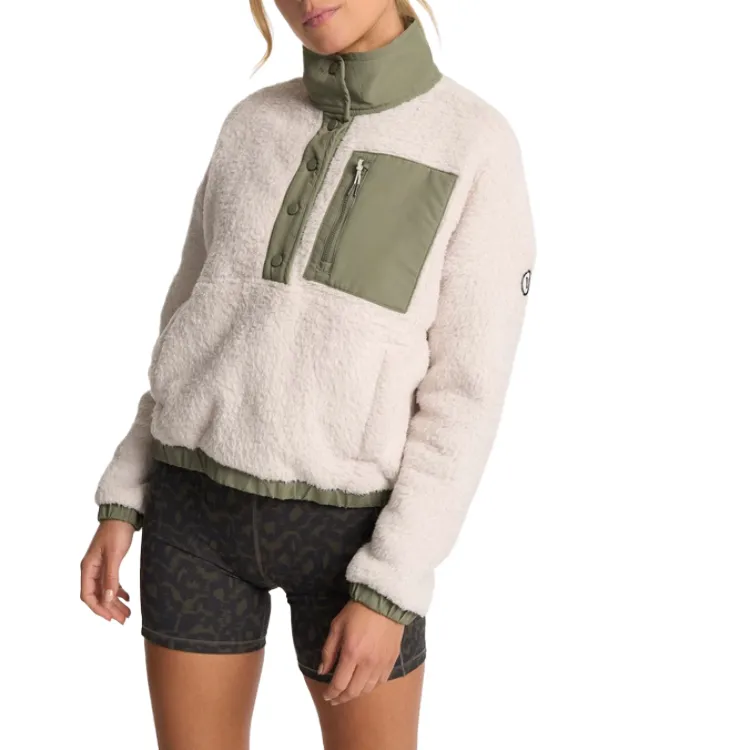 Vuori Yoga Jackets Women's Sand/Dune-1