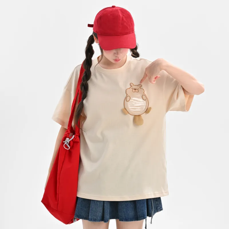 SNBL T Shirts Women's Beige Yellow-5