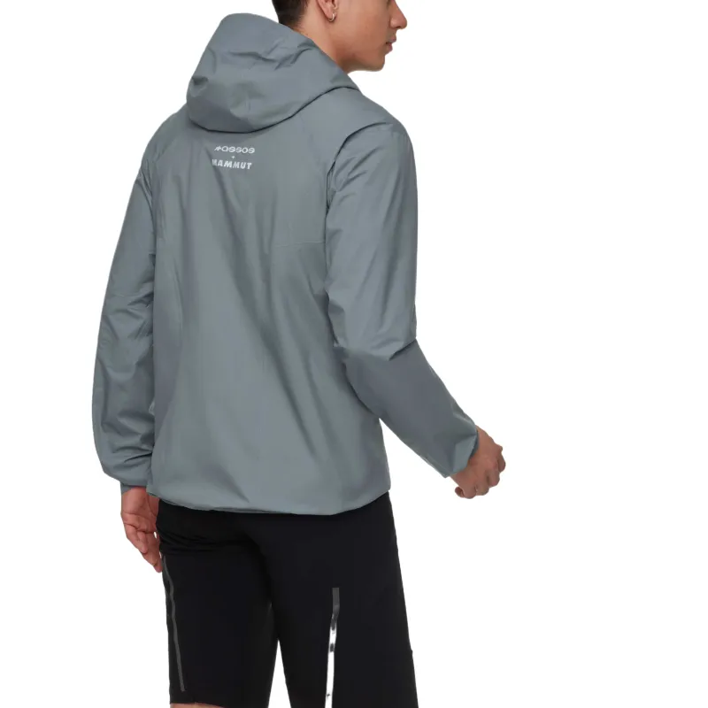 MAMMUT Assos X Mammut HS Hooded Jacket Men YKK® VISLON® Jacket Men's Gray-3