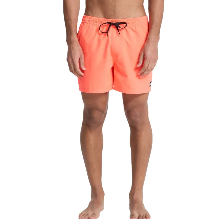 Quiksilver Everyday Solid Volley Beach Shorts Men's Orange-2