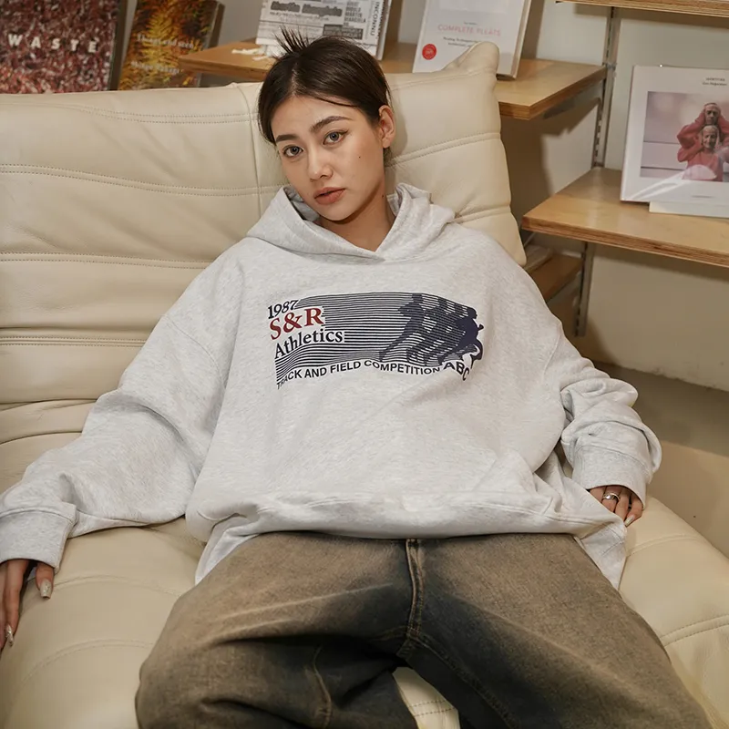 SOSER Sweatshirts Unisex Heather Gray-4