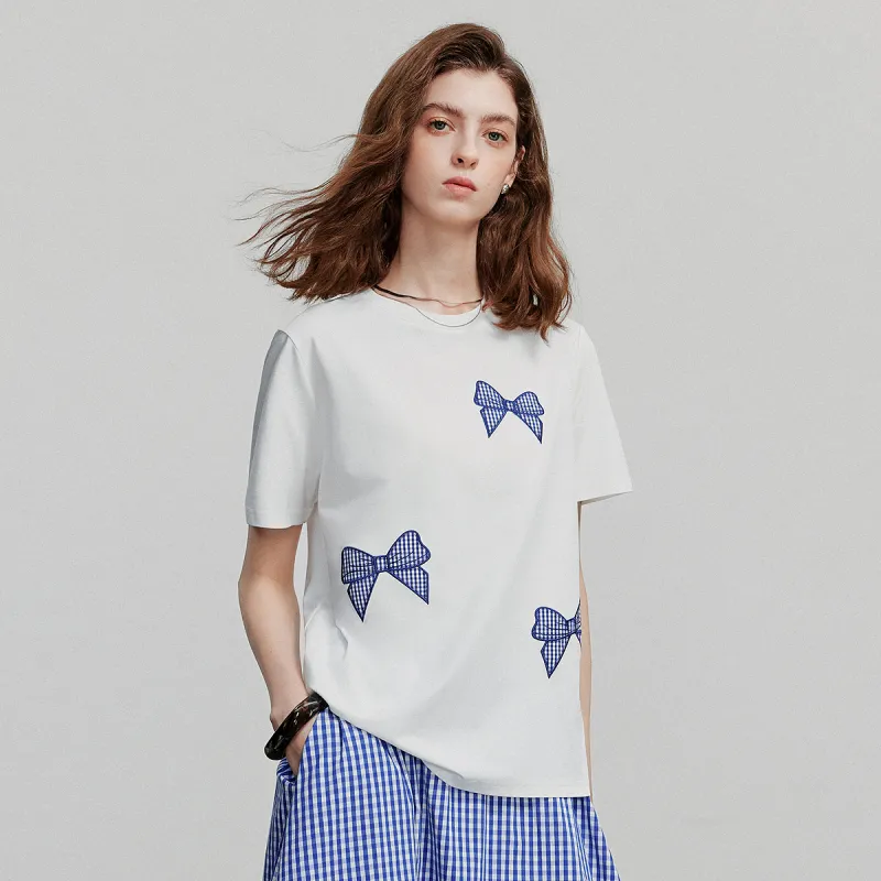 Initial Language T Shirt Women's-13