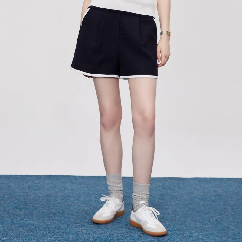 Teenie Weenie Casual Shorts Women's Navy Blue-2