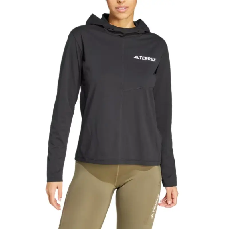 Adidas Free Shipping With AdiClub Terrex Multi Climacool Hooded Long Sleeve Top-1