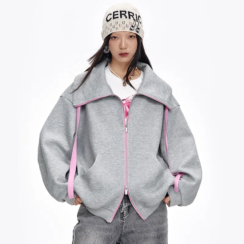 ELF SACK Cropped Coats Women's-5