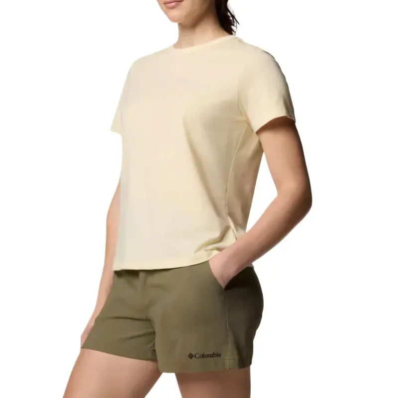 Columbia Sun Trek Regular T-Shirt Women's Lemon-2