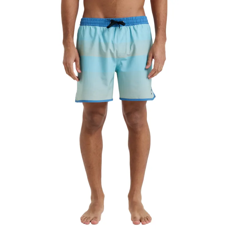 Quiksilver Surfsilk Scallop Swimming Shorts Men's Light Blue-1