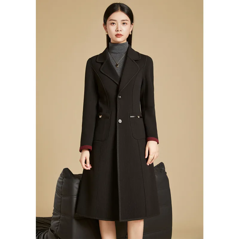 Mylan Spring, Fall, Winter Coat Slim Fit Women's Red Collection Brand, Stay Updated With Event Alerts-5