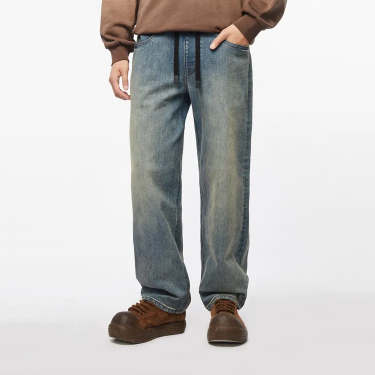 ABLE JEANS Men's Yellow Mud Blue-2