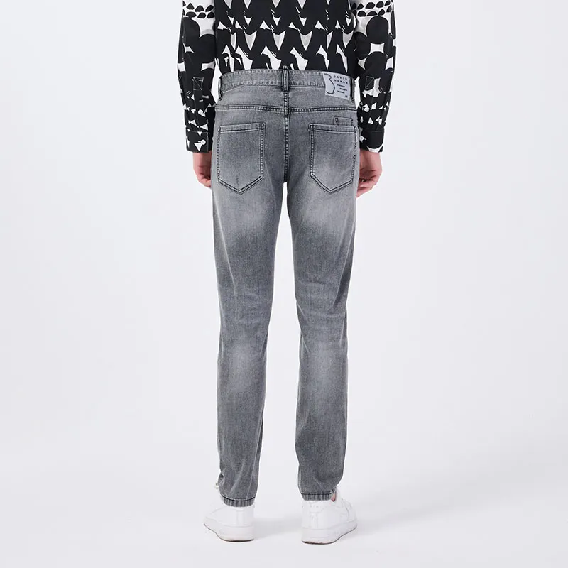 DAVID NAMAN Jeans Men Gray-3