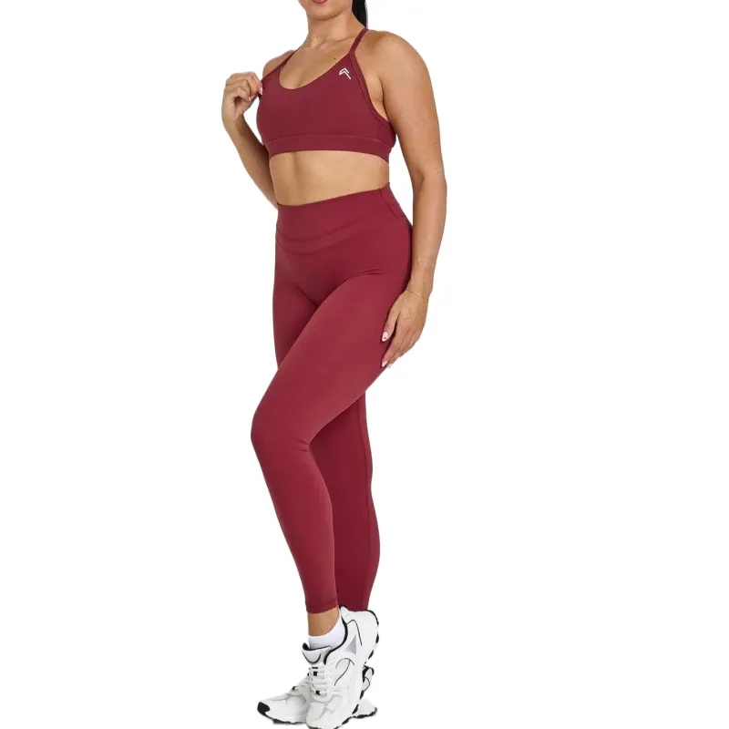 ONER ACTIVE Yoga Pants Women's Burning Cherry-2