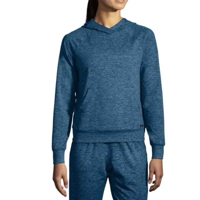 Brooks FW/AW23 Luxe Hoodie Sweatshirt Women's Blue 471-2