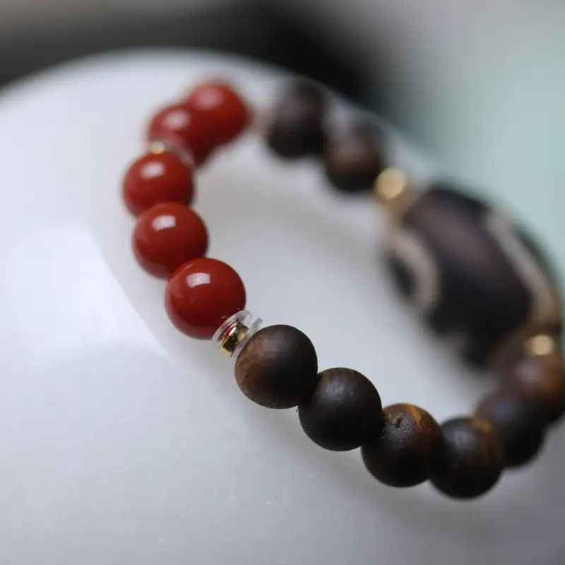 TIANTAISHAN Southern Red Agate Rings Unisex-3