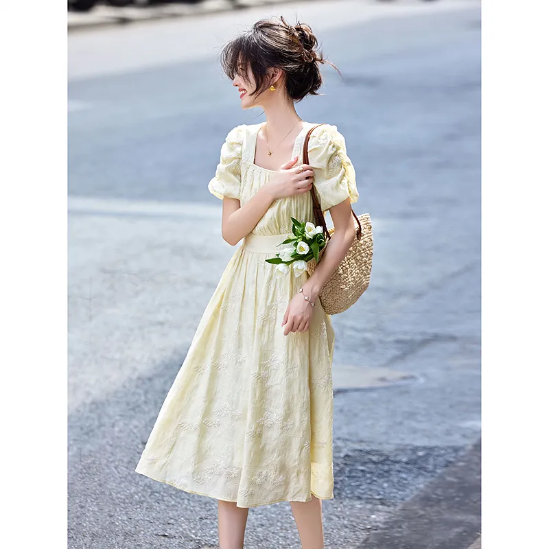 A Paradise For Awakening Short Sleeved Dress Women's-2