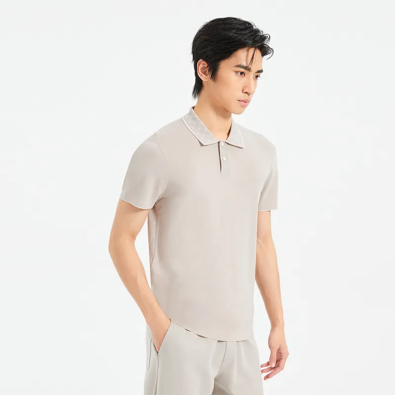 LESS IS MORE Polo Shirts Men Khaki 25XTX5151S-3