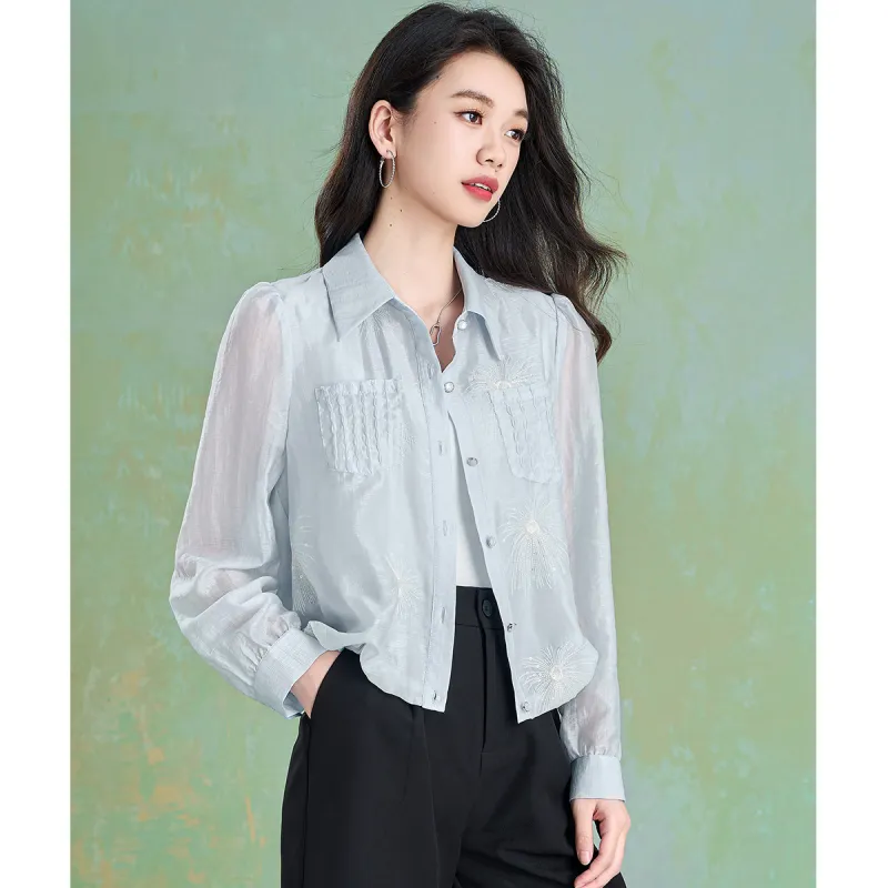Mylan Spring, Summer, Fall Shirt Women's-5