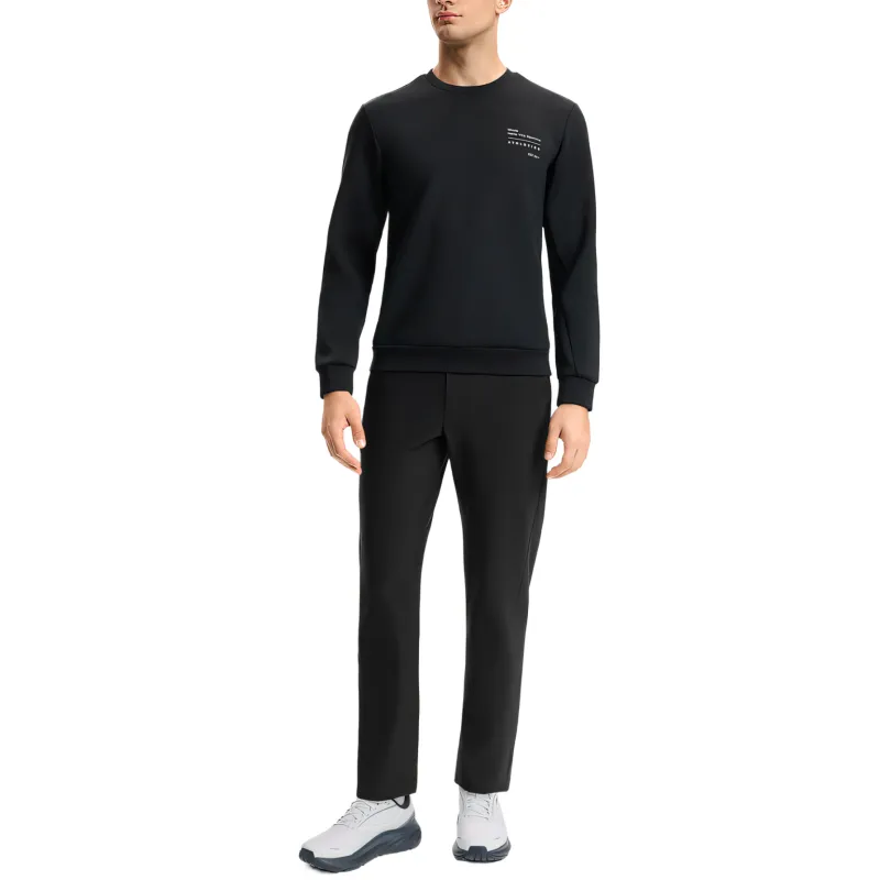 FILA SS25 A.P. Knitted Sweatpants Men's Pitch Black-4
