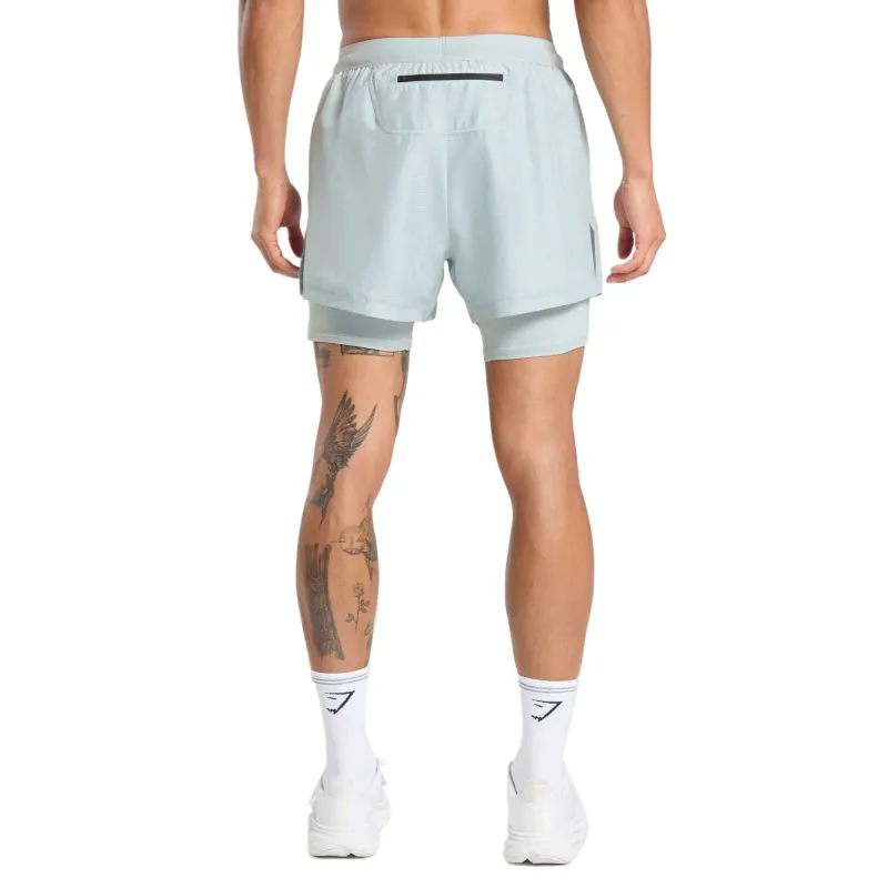 GYMSHARK Running 2 In 1 Shorts Sports Shorts Men's-11