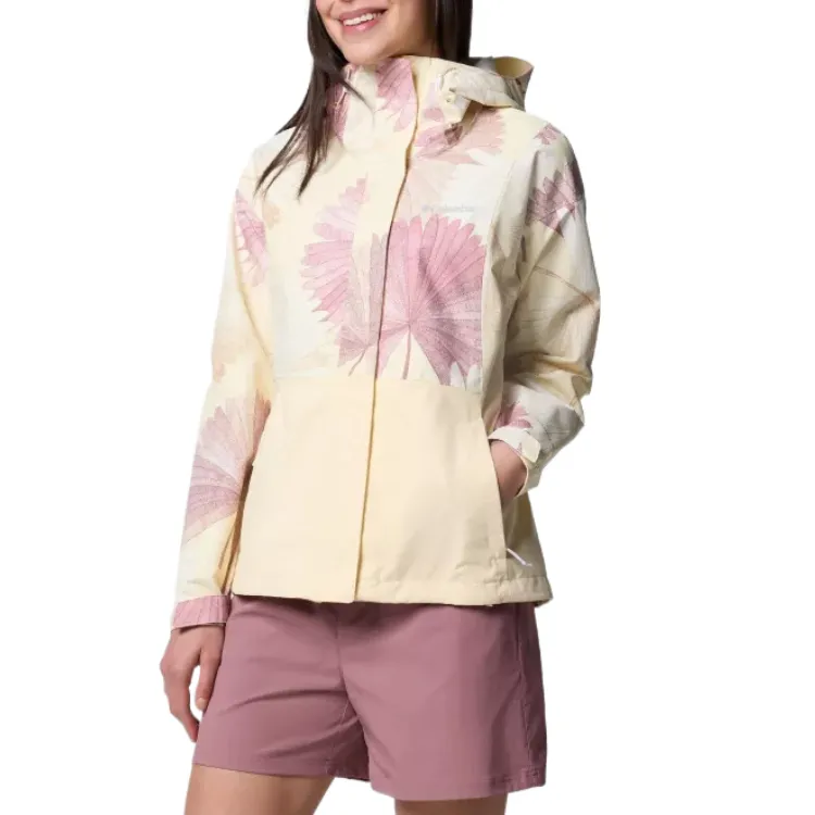 Columbia Hikebound Jacket Women's Lemon Washed Color-2
