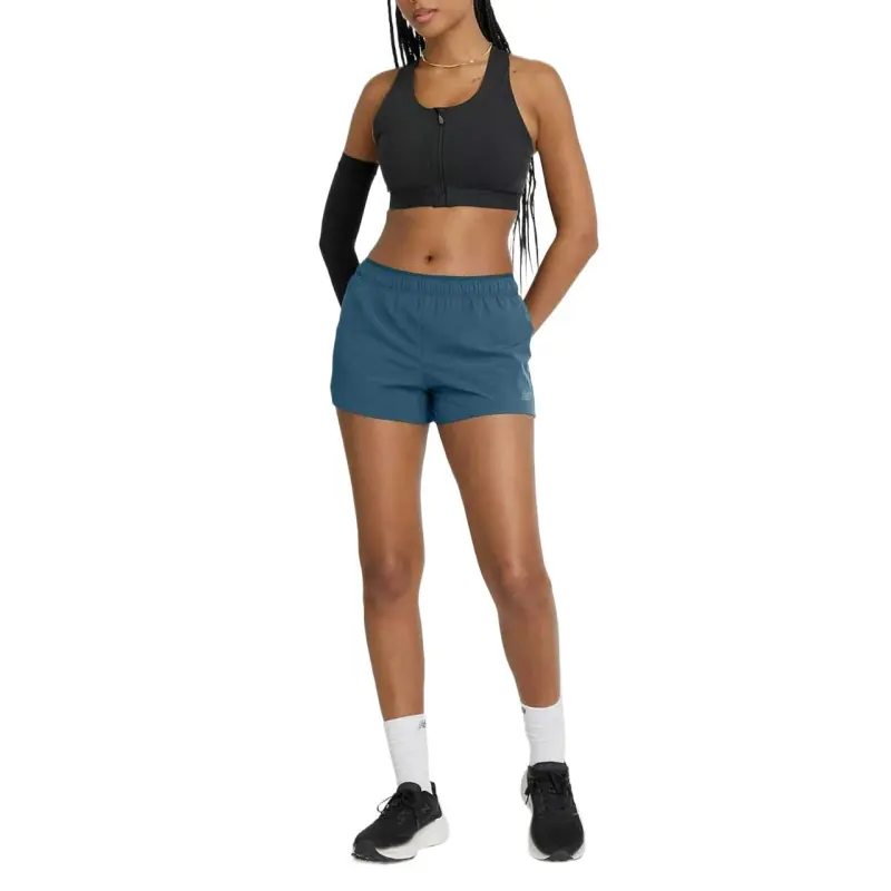 New Balance RC Short 3 Sports Shorts Women's Blue-4