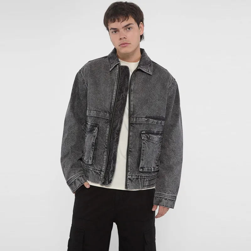 GUESS Jackets Coats Men's Black-2