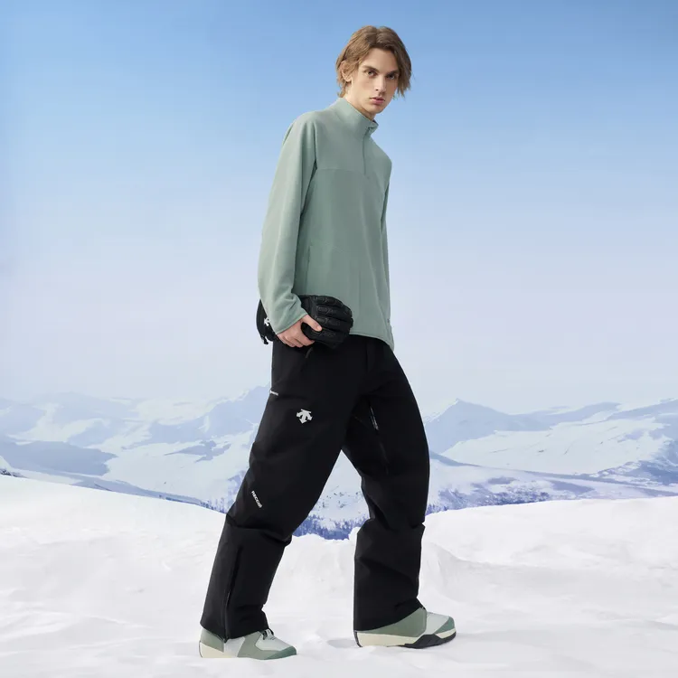 DESCENTE SNOWBOARD Series Knitted Fabric Sweatshirts Unisex-9