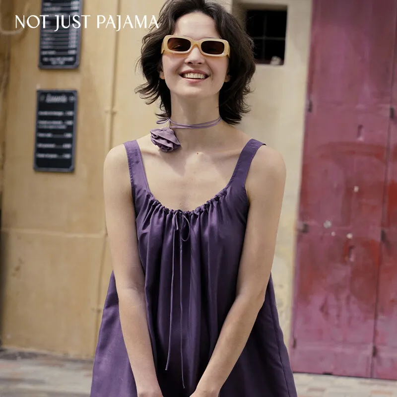 NOT JUST PAJAMA Nightgown Women's Dark Purple-1