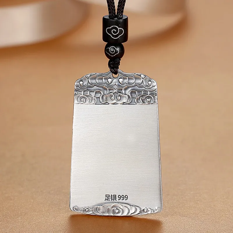 FUYUFU 999 Fine Silver Pendants Unisex-2
