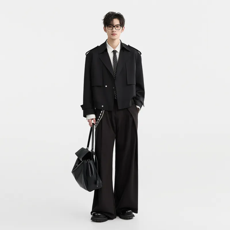 EARL JOEL Trench Coats Men-7