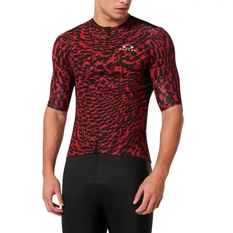 Oakley Endurance Dazzle Camo Jersey Soccer Jerseys Men's Red/Black-3
