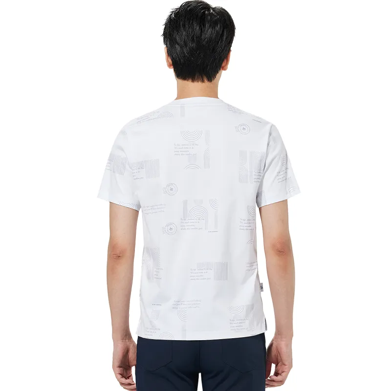 LESS IS MORE T Shirts Men Gray White 25XTX1021Y-1